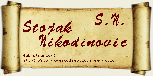 Stojak Nikodinović vizit kartica